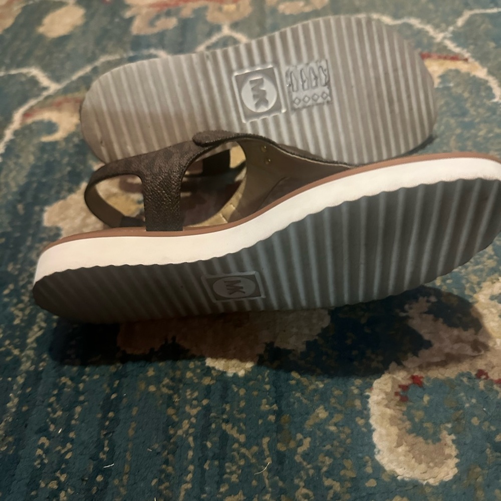 Michael Kors Dark Brown Sandals for Women - Picture 4 of 5